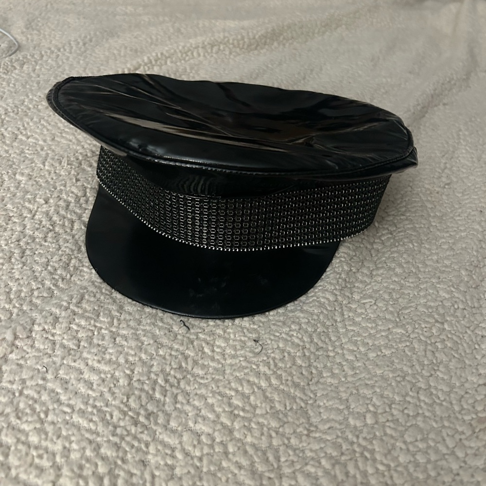 Leg Avenue Glossy Black Cap